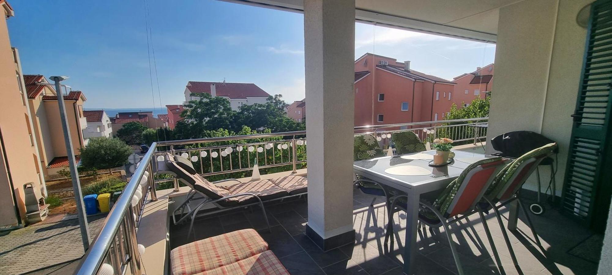 Apartment Zana Novalja Eksteriør billede